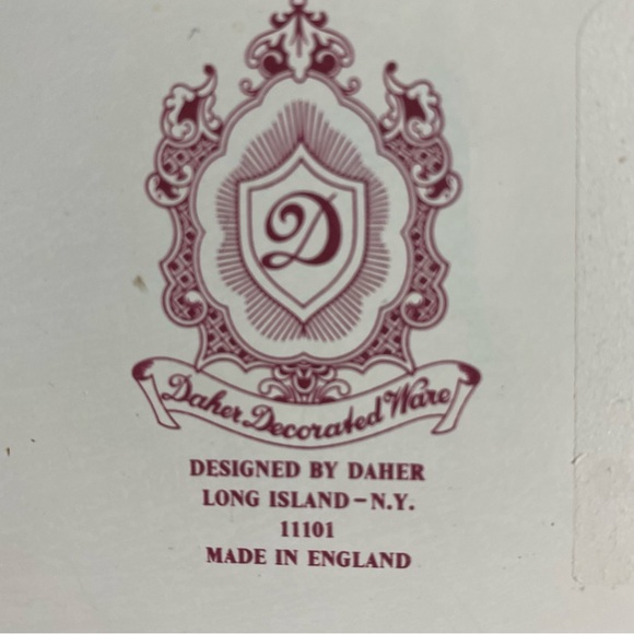 Daher Decorated Ware Oval Tin Tray Made in England - Picture 7 of 8